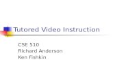 Tutored Video Instruction