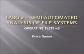 Labo  2  – Semi-automated analysis of file systems
