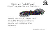Elliptic and Radial Flow in  High Energetic Nuclear Collisions