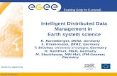 Intelligent Distributed Data Management in  Earth system science