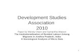 Development Studies Association  2010