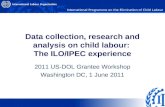 Data collection, research and analysis on child labour:  The ILO/IPEC experience