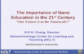 R.P.H. Chang, Director Nanotechnology Center for Learning and Teaching (NCLT)