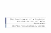 The Development of a Graduate Curriculum for Software Assurance
