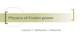 Physics of Fusion power