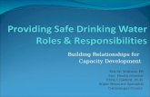 Providing Safe Drinking Water Roles & Responsibilities