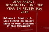 UTAH AHEAD:  DISIBALITY LAW: THE YEAR IN REVIEW May 2010