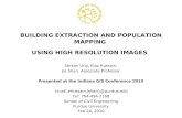 BUILDING EXTRACTION AND POPULATION MAPPING  USING HIGH RESOLUTION IMAGES
