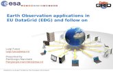 Earth Observation applications in EU DataGrid (EDG) and follow on