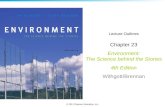 Lecture Outlines Chapter 23 Environment: The Science behind the Stories  4th Edition