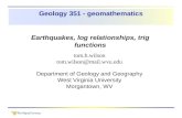 Geology 351 - geomathematics