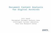 Document Content Analysis for Digital Archives