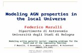 Modeling AGN properties in the local Universe
