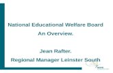 National Educational Welfare Board An Overview. Jean Rafter. Regional Manager Leinster South