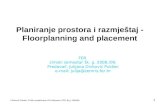 Planiranje prostora i razmještaj - Floorplanning and placement