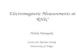 Electromagnetic Measurements at RHIC