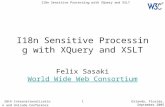 I18n Sensitive Processing with XQuery and XSLT