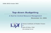 Top-down Budgeting