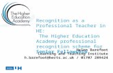Helen Barefoot Learning and Teaching Institute h.barefoot@herts.ac.uk / 01707 289424