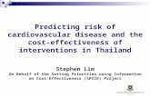 Predicting risk of cardiovascular disease and the cost-effectiveness of interventions in Thailand