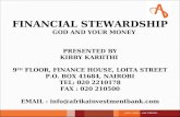 FINANCIAL STEWARDSHIP GOD AND YOUR MONEY  PRESENTED BY KIBBY KARIITHI