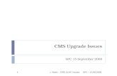CMS Upgrade Issues