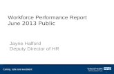 Workforce Performance Report June  2013 Public