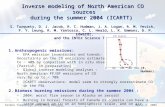 Inverse modeling of North American CO sources  during the summer 2004 (ICARTT)