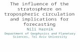 The influence of the stratosphere on tropospheric circulation and implications for forecasting