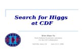 Search for Higgs  at CDF