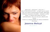 Joanna Belzyt My projects: