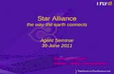 Star Alliance the way the earth connects Agent Seminar 30 June 2011