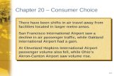 Chapter 20 – Consumer Choice