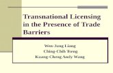 Transnational Licensing in the Presence of Trade Barriers