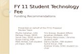 FY 11 Student Technology Fee