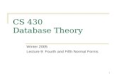 CS 430 Database Theory