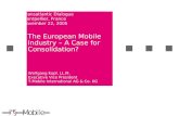 The European Mobile Industry – A Case for Consolidation?