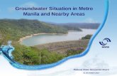 Groundwater Situation in Metro Manila and Nearby Areas