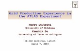 Grid Production Experience in the ATLAS Experiment