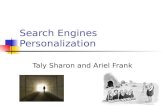 Search Engines Personalization