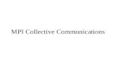 MPI Collective Communications