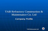 TAB Refractory Construction & Maintenance Co. Ltd