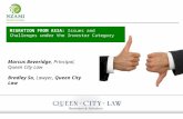 Marcus Beveridge,  Principal, Queen City Law Bradley So,  Lawyer , Queen City Law DECEMBER 2012
