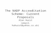 The NADP Accreditation Scheme: Current Proposals