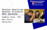 Native American  Health Sciences at  WSU Spokane