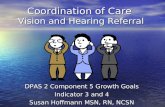 Coordination of Care  Vision and Hearing Referral