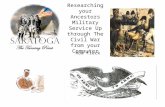 Researching your Ancestors Military Service Up through The Civil War from your Computer