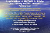 Application of HYCOM in Eddy-Resolving Global Ocean Prediction