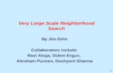 Very Large Scale Neighborhood Search