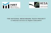 _________________________________________________ THE NATIONAL BENCHMARK TESTS PROJECT